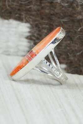 Spiny Oyster & Sterling Silver Ring - Harold Smith - Size 5.5