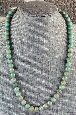 Turquoise & Sterling Silver Necklace - Navajo