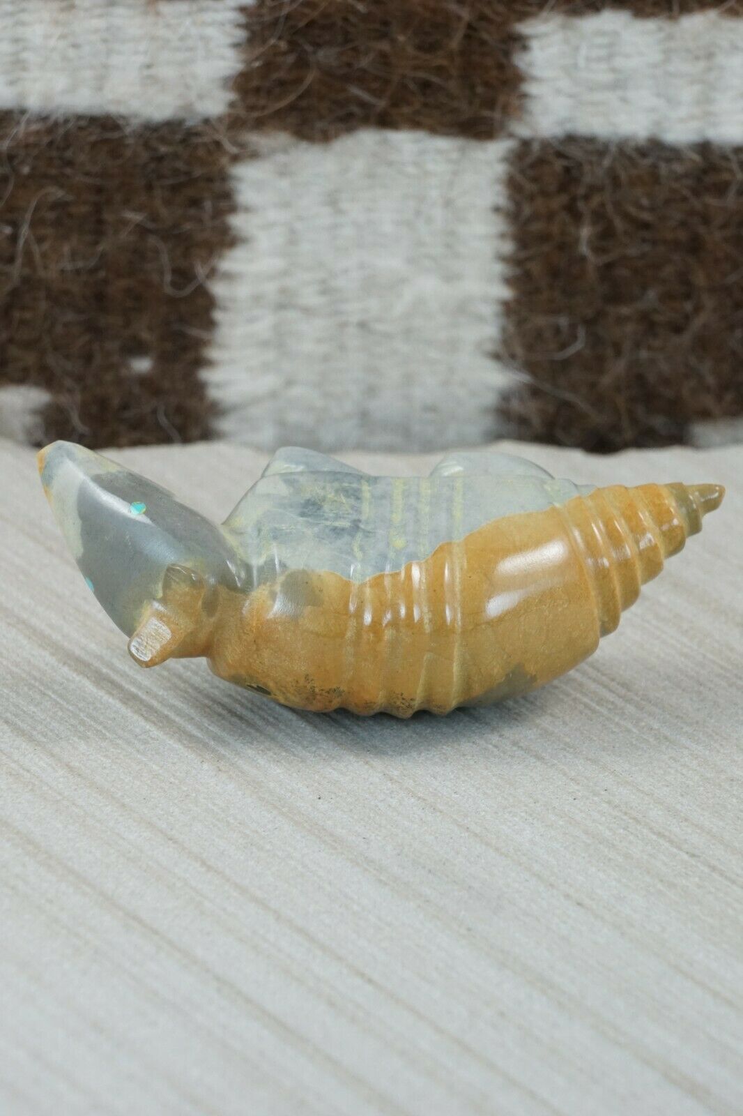 Armadillo Zuni Fetish Carving - Enrike Leekya