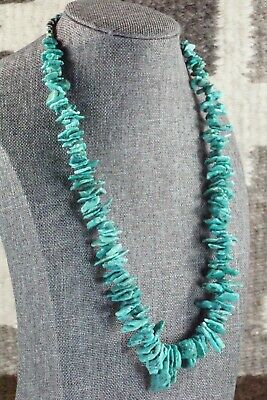 Turquoise & Sterling Silver Necklace - Navajo
