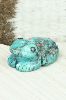 Frog Zuni Fetish Carving - Reynold Lunasee