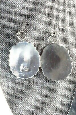 Turquoise & Sterling Silver Necklace and Earrings Set - Justina Wilson