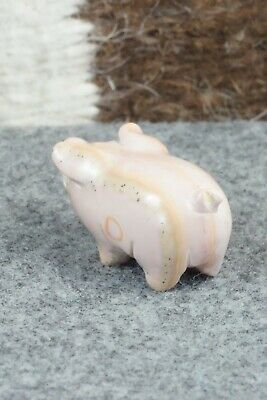 Pig Zuni Fetish Carving - Stanton Hannaweeka