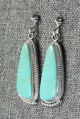 Turquoise & Sterling Silver Earrings - Verley Betone