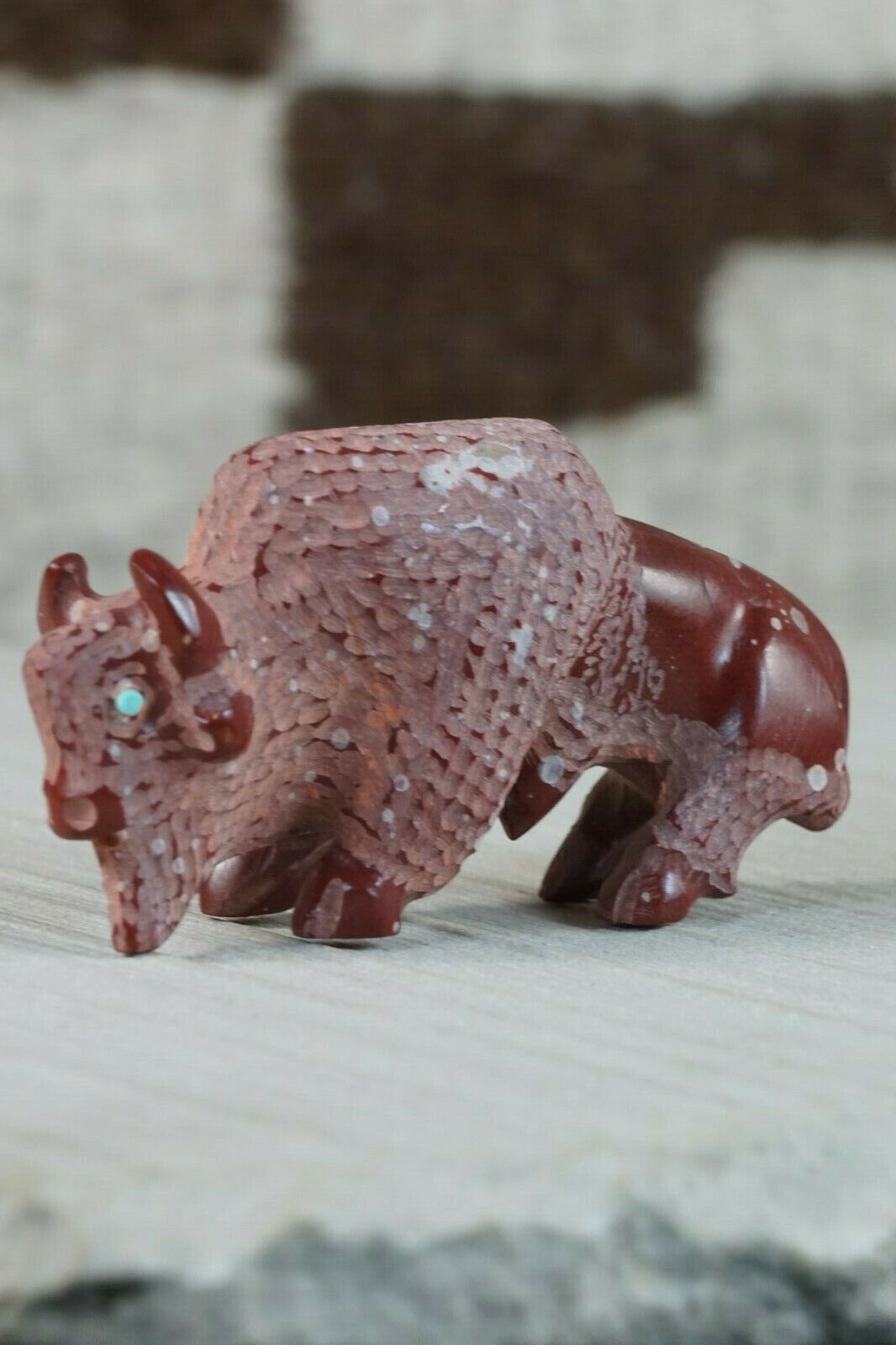 Buffalo Zuni Fetish Carving - Russell Shack - High Lonesome Trading