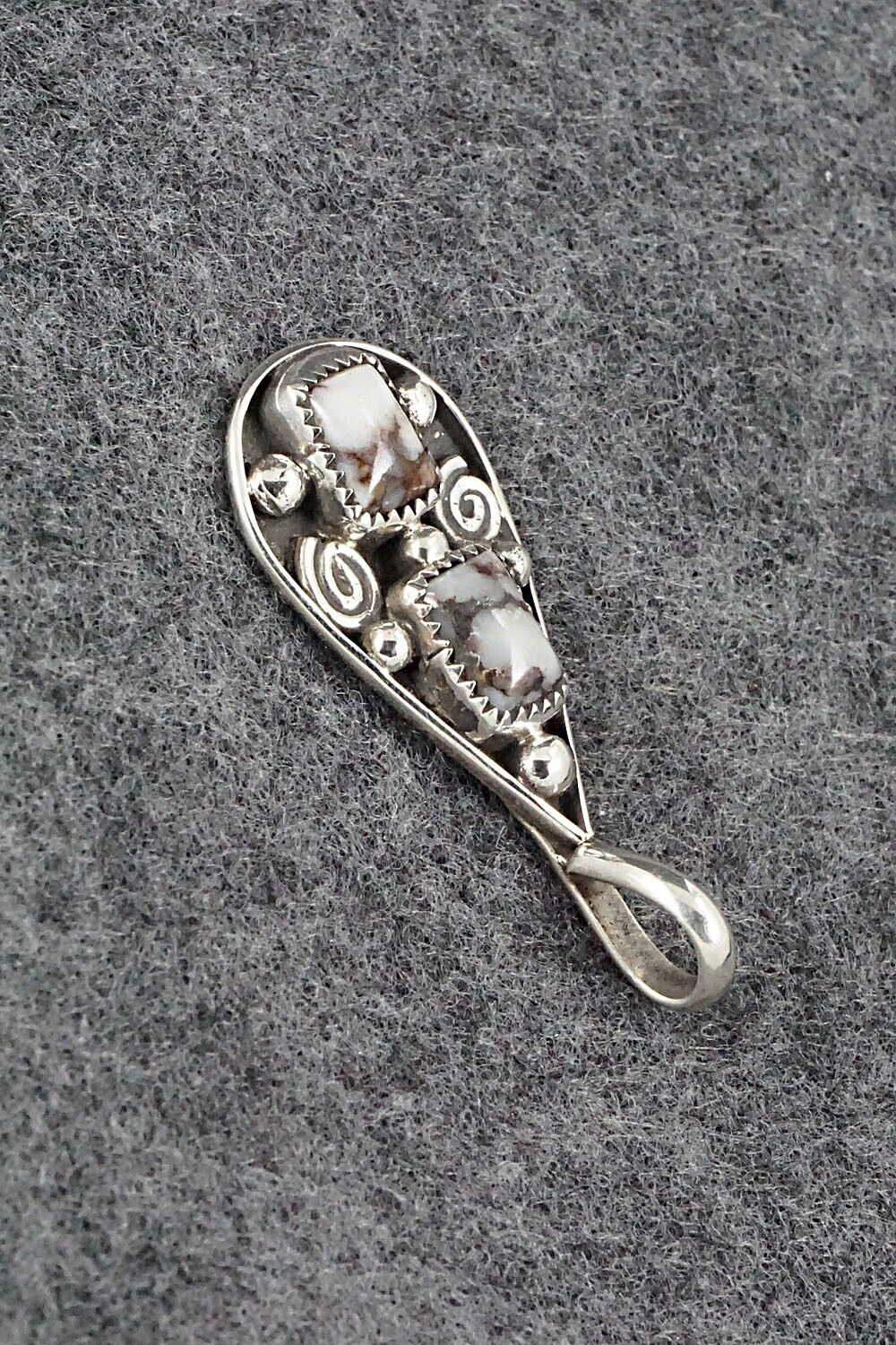 Wild Horse & Sterling Silver Pendant - Priscilla Reeder