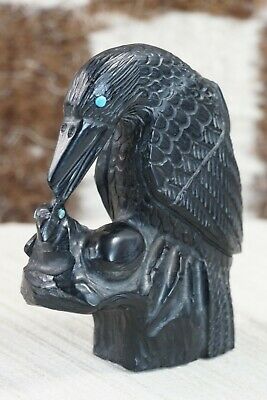 Crow Zuni Fetish Carving - Derrick Kaamasee
