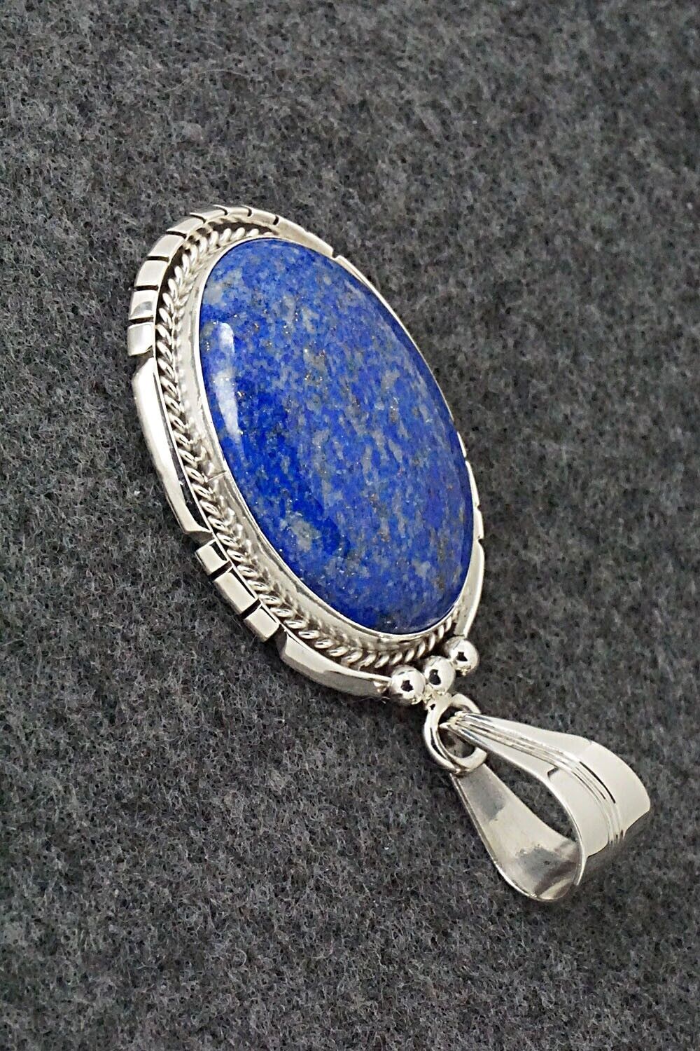 Lapis & Sterling Silver Pendant - Samuel Yellowhair
