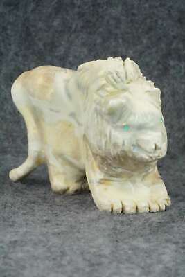 Lion Zuni Fetish Carving - Kevin Quam