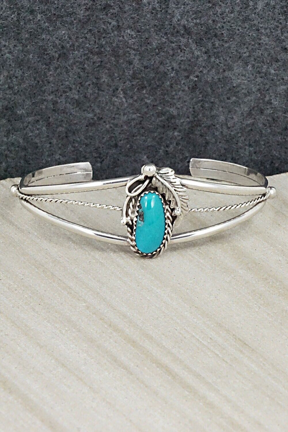 Turquoise & Sterling Silver Bracelet - Alice Rose Saunders