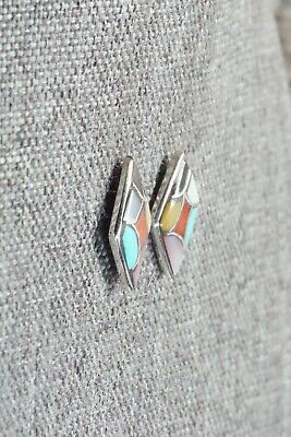 Multi Stone & Sterling Silver Earrings - Orena Leekya