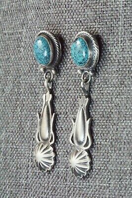 Turquoise & Sterling Silver Earrings - Annie Spencer