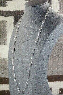 Navajo Sterling Silver Chain Necklace - Sally Shurley