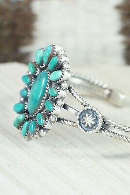 Turquoise & Sterling Silver Bracelet - Roberta Begay