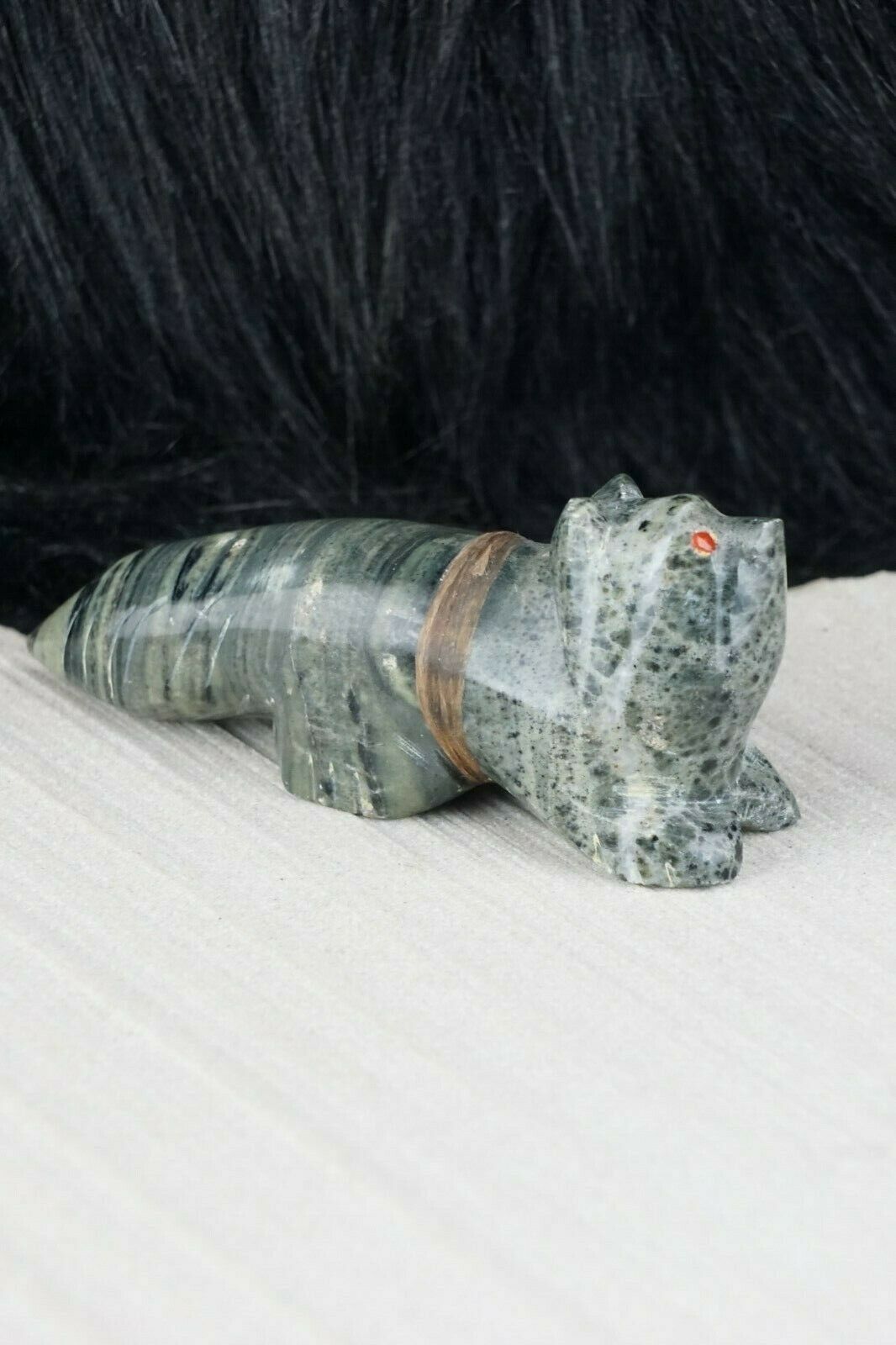 Wolf Zuni Fetish Carving - Lena Boone - High Lonesome Trading