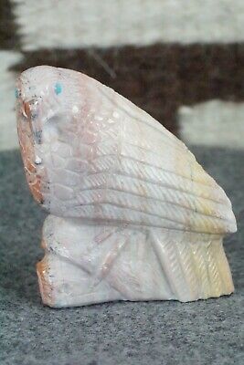 Eagle Zuni Fetish Carving - Derrick Kaamasee