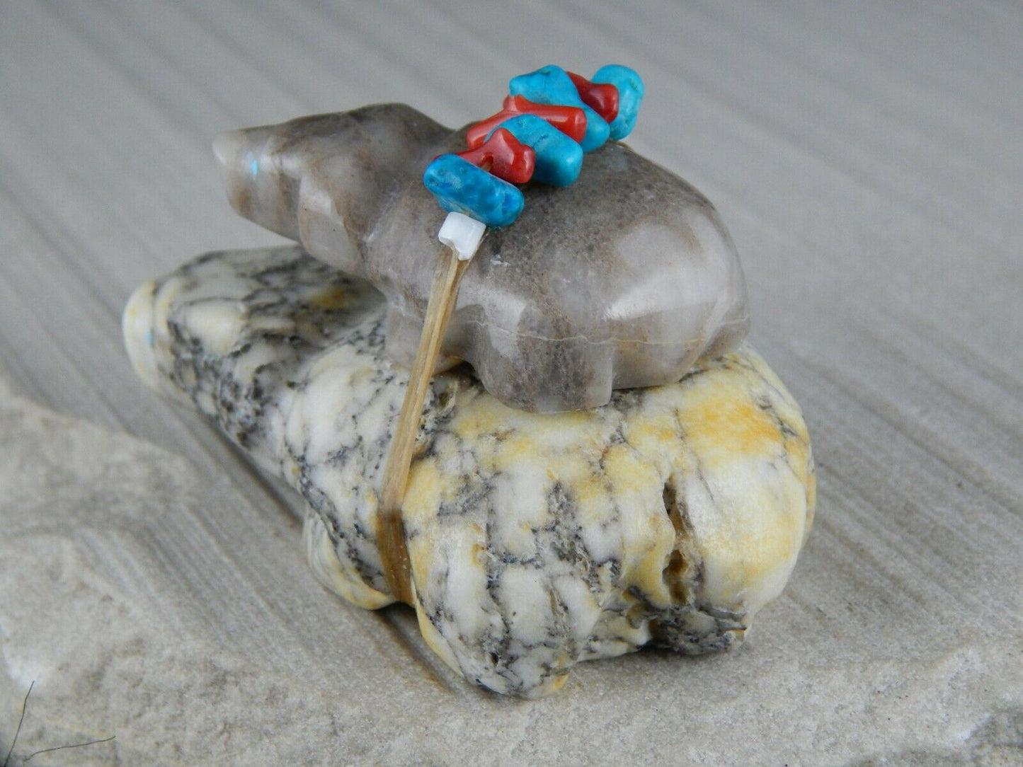 Badgers Zuni Fetish Carving - Ed Lementino - High Lonesome Trading