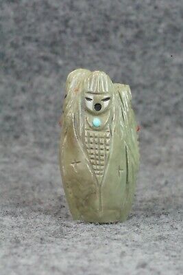 Corn Maiden Zuni Fetish Carving - Sandra Quandelacy