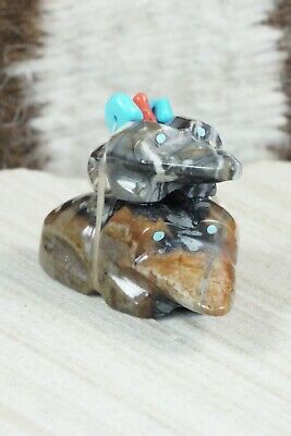 Frog Zuni Fetish Carving - Ed Lementino
