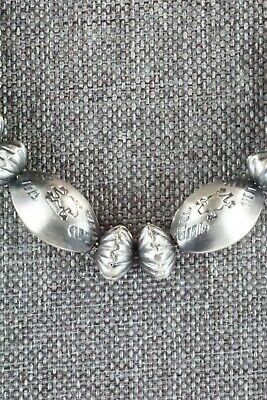 Sterling Silver Navajo Pearl Necklace - Preston Haley - High Lonesome Trading