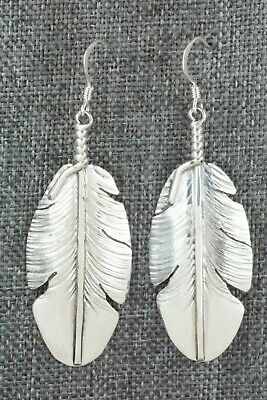 Sterling Silver Feather Earrings - Ben Begay