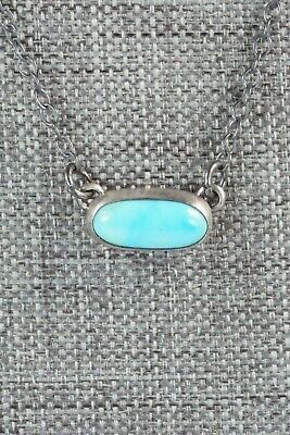 Turquoise & Sterling Silver Necklace - Bernyse Chavez