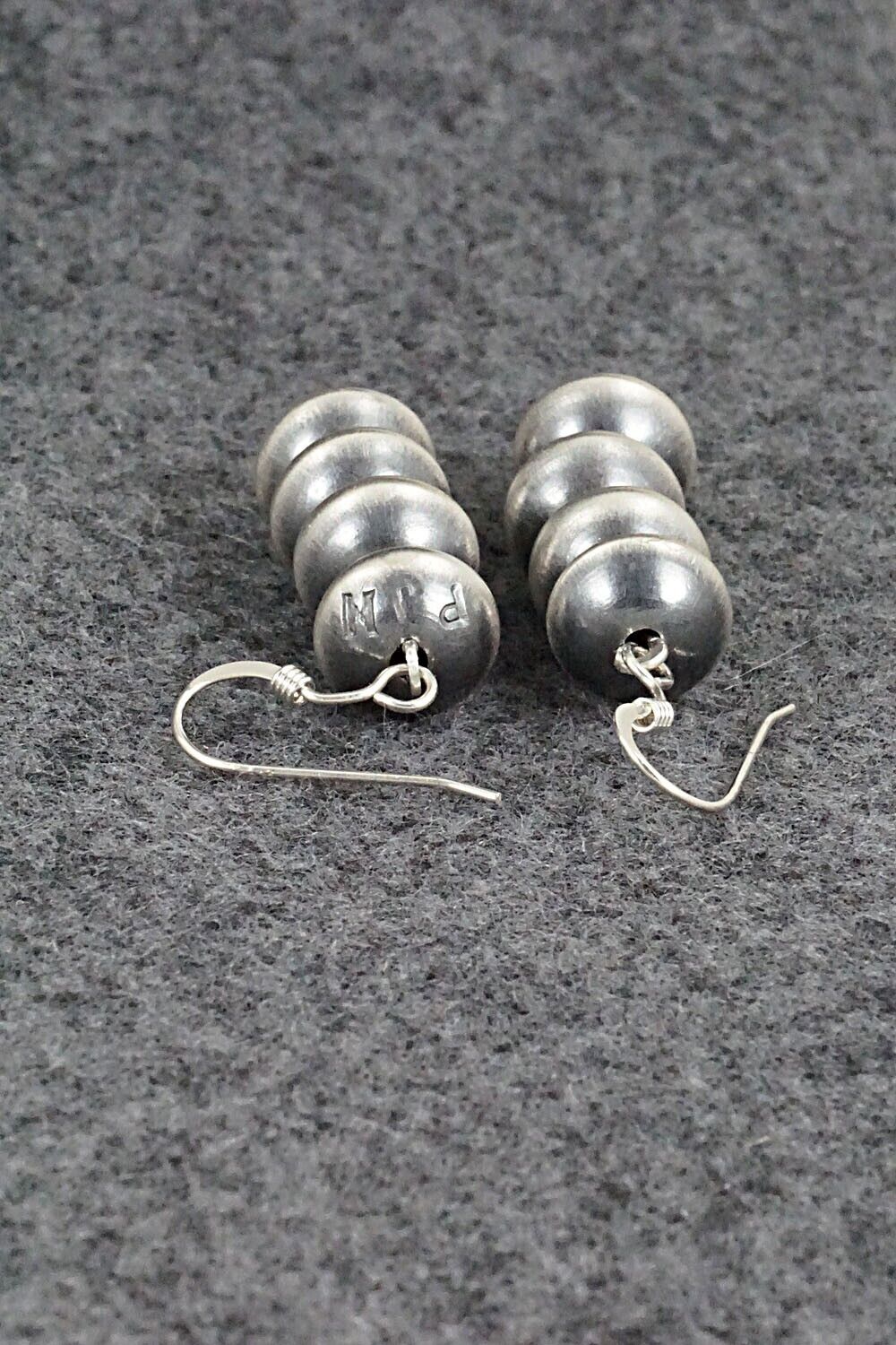 Sterling Silver Navajo Pearl Earrings - Preston Haley