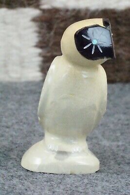 Owl Zuni Fetish Carving - Enrike Leekya