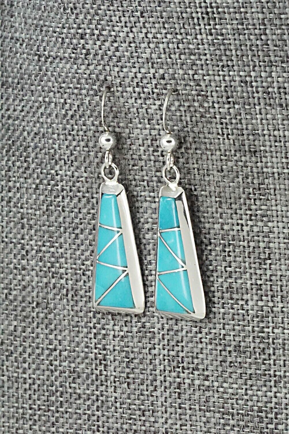 Turquoise & Sterling Silver Earrings - Stewart Tucson