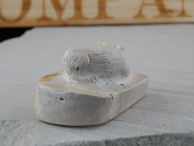 Coyote Zuni Fetish Carving - Sullivan Shebola - High Lonesome Trading