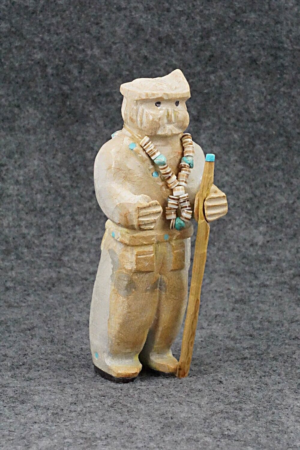 Zuni Farmer Zuni Fetish Carving - Freddie Leekya