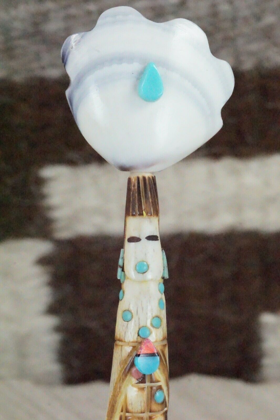 Corn Maiden Zuni Fetish Carving - Sullivan Shebola