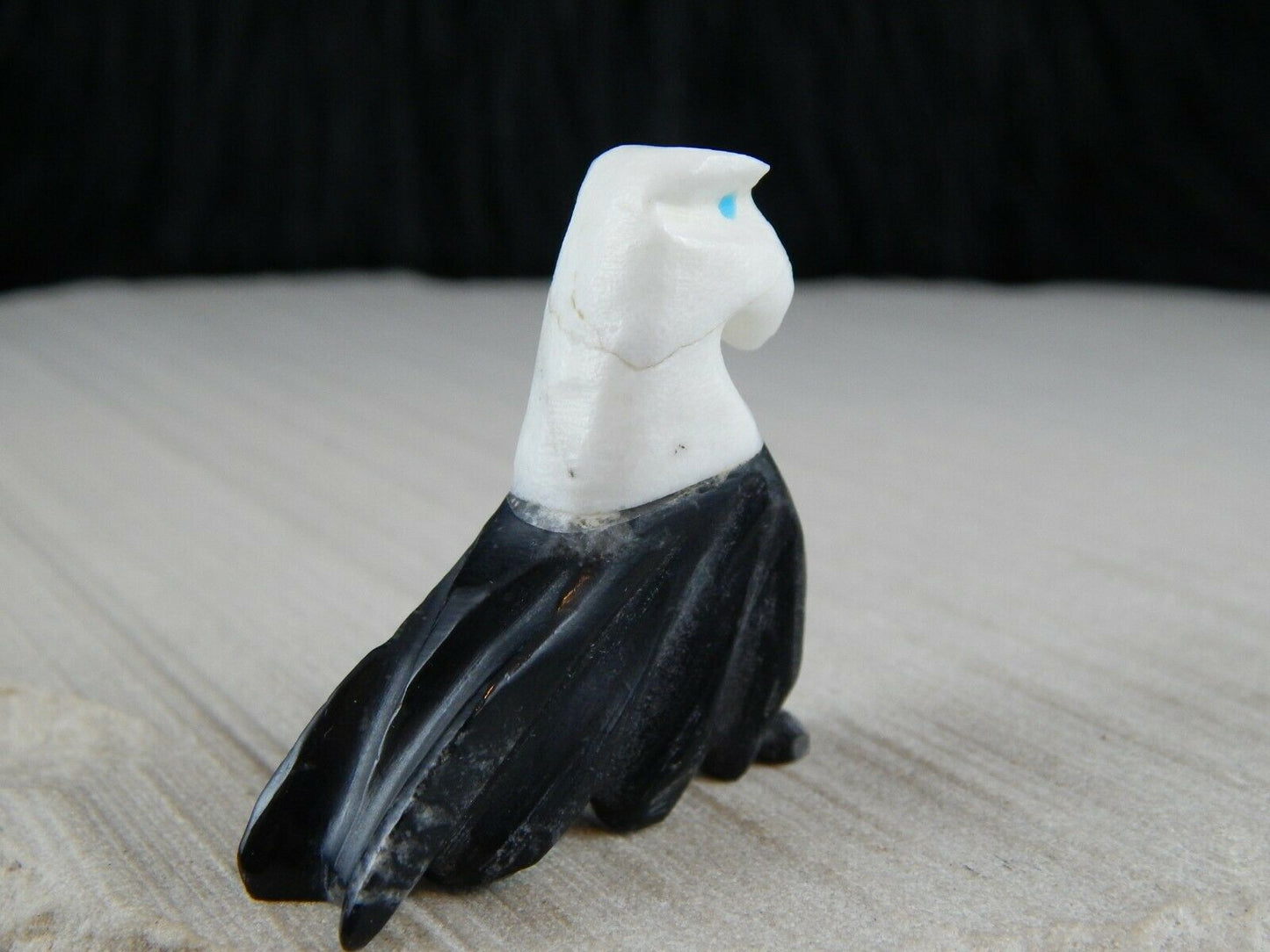 Eagle Zuni Fetish Carving - Kelly Lementino - High Lonesome Trading