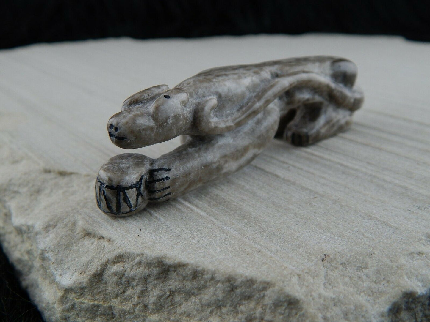 Mountain Lion Zuni Fetish Carving - Rickson Kallestewa - High Lonesome Trading