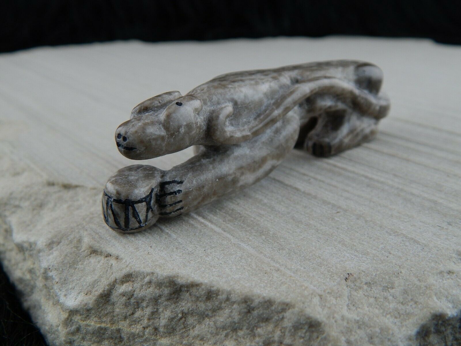 Mountain Lion Zuni Fetish Carving - Rickson Kallestewa - High Lonesome Trading