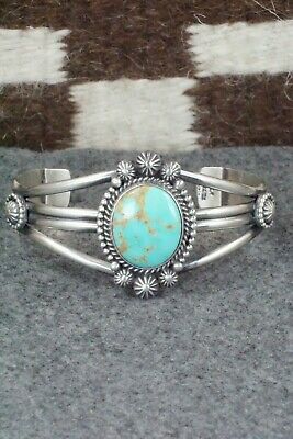 Turquoise and Sterling Silver Bracelet - Michael Calladitto