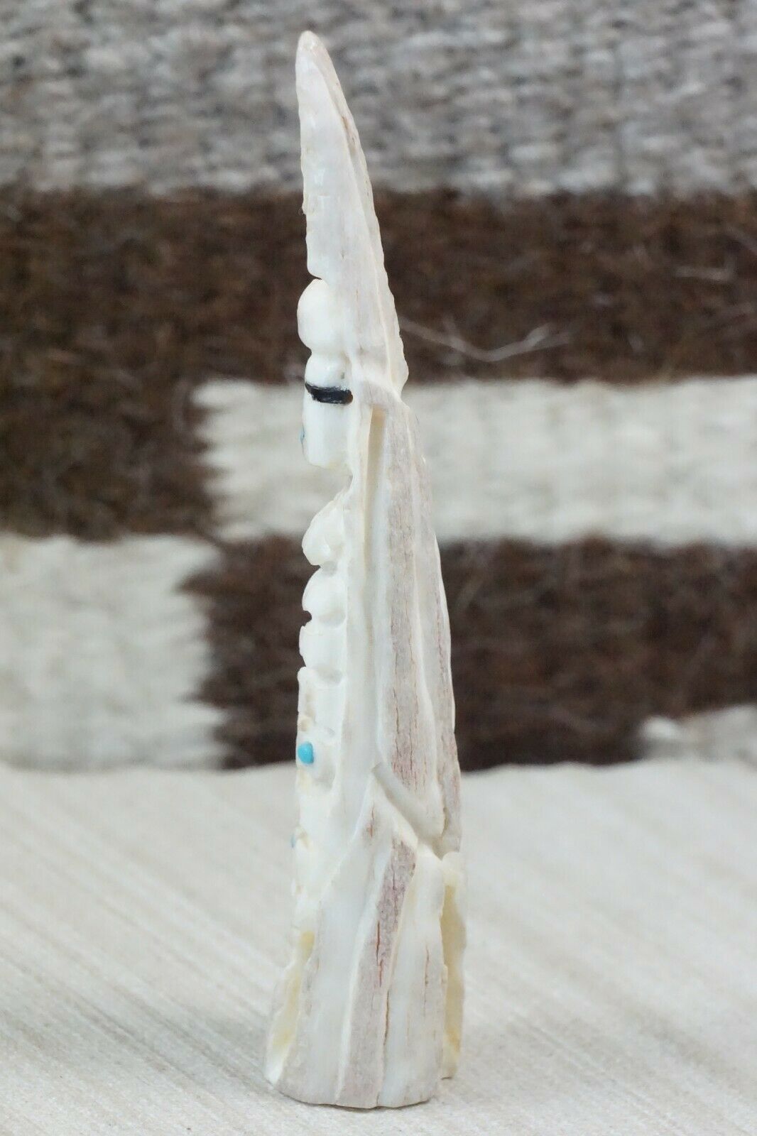 Corn Maiden Zuni Fetish Carving - Jerrold Lahaleon