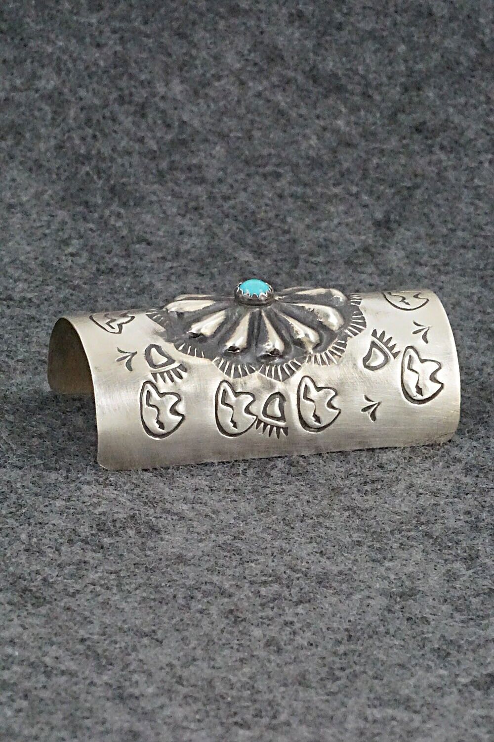 Turquoise & Sterling Silver Hair Pin - Arlene Soce