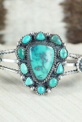 Turquoise & Sterling Silver Bracelet - Roberta Begay