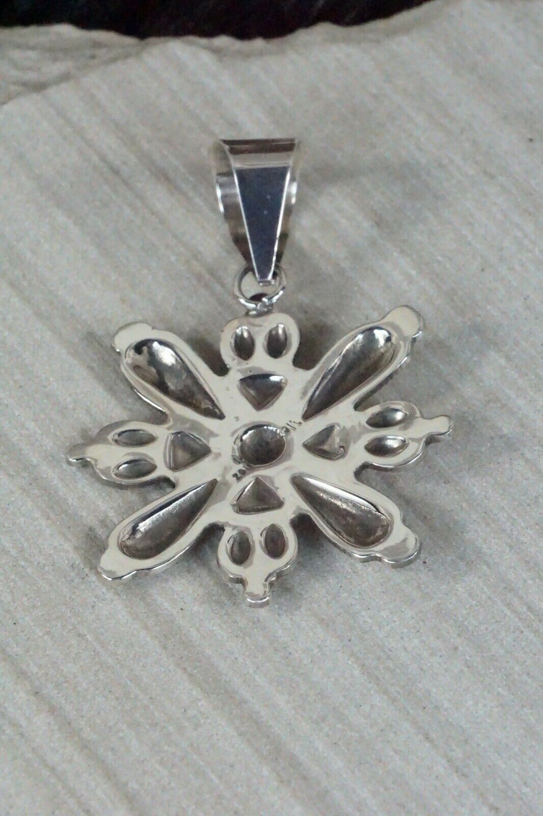 Sterling Silver Pendant - Alex Sanchez - Navajo