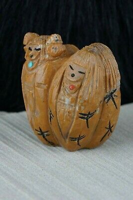 Corn Maiden Zuni Fetish Carving - Sandra Quandelacy - High Lonesome Trading