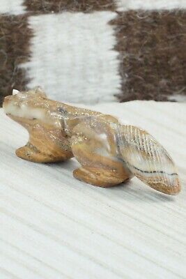 Wolf Zuni Fetish Carving - Rosella Soseeah