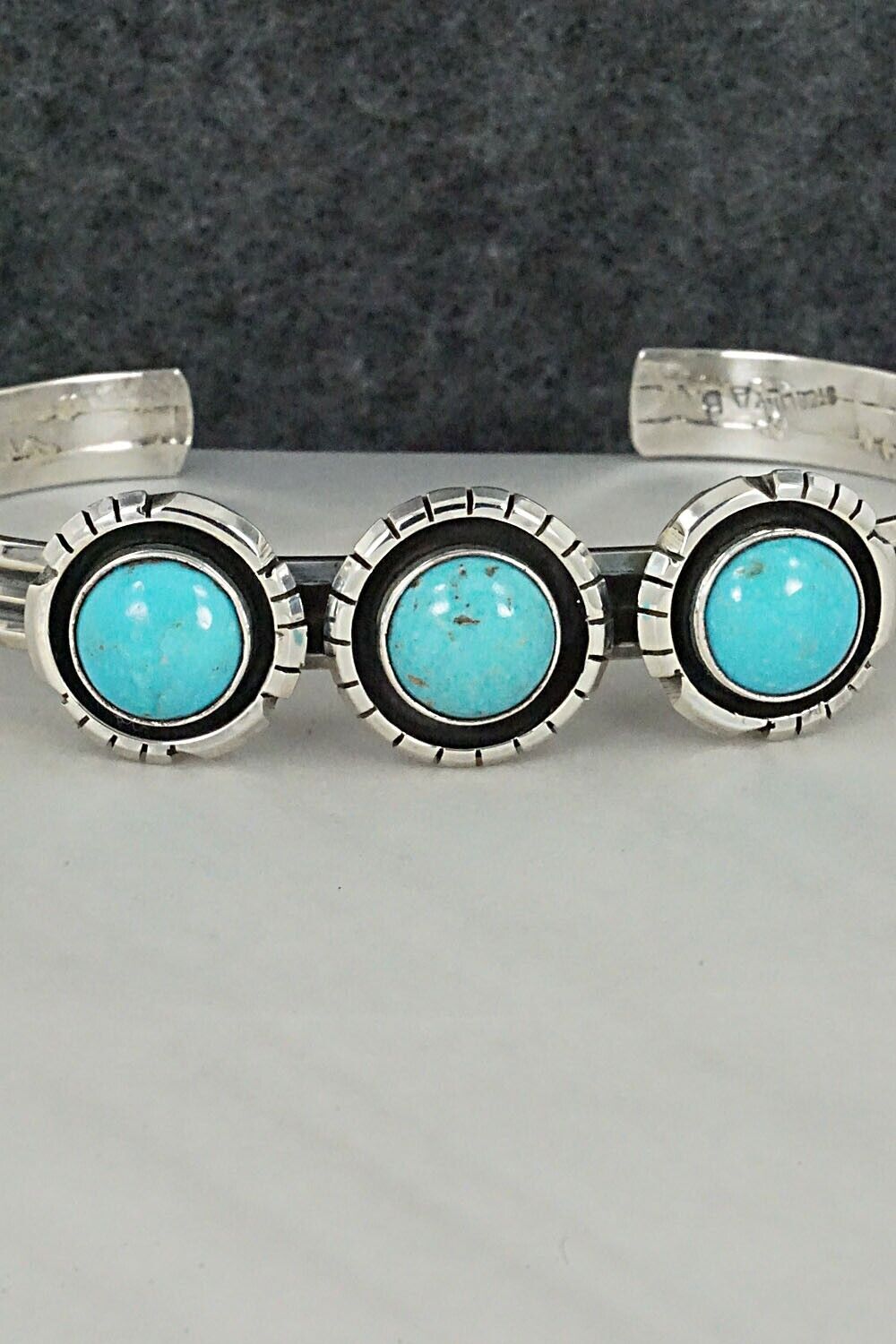 Turquoise & Sterling Silver Bracelet - Amos Begay