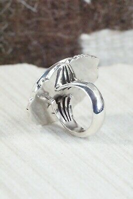 Turquoise and Sterling Silver Ring - Bucky Belin - Size 6