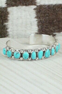 Turquoise & Sterling Silver Bracelet - Darlene Begay