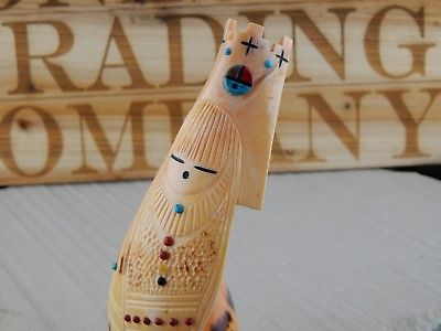 Corn Maiden Zuni Fetish Carving - Stuart Quandelacy - High Lonesome Trading