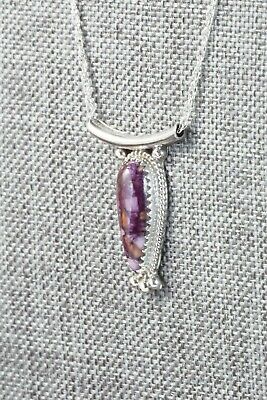 Spiny Oyster & Sterling Silver Necklace - Sharon McCarthy