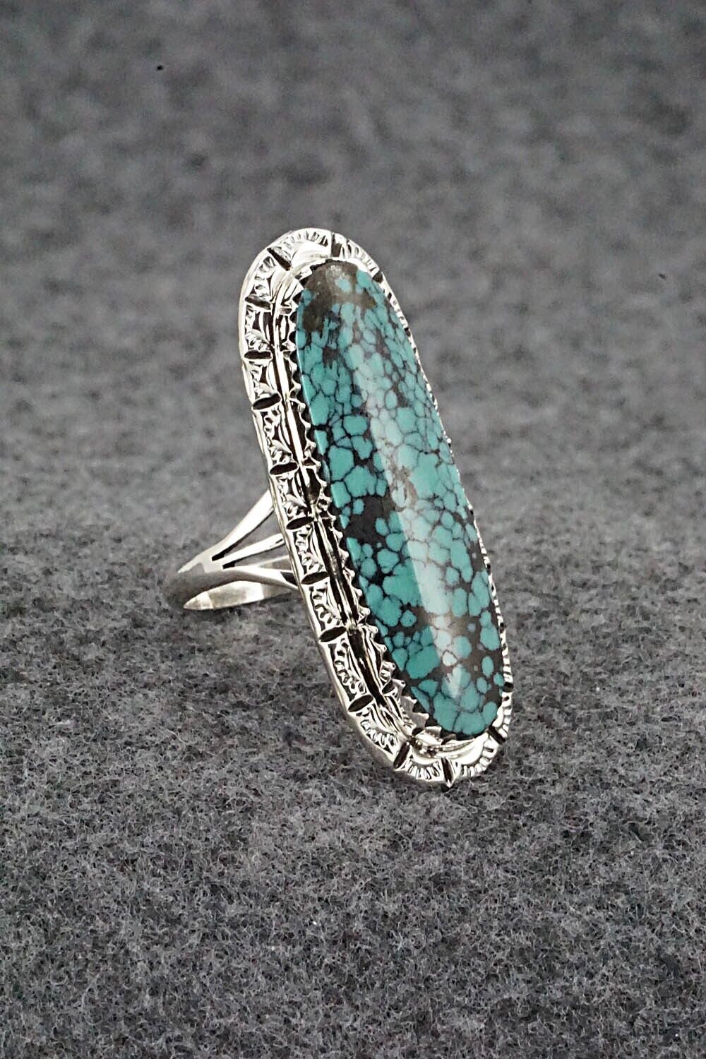 Turquoise & Sterling Silver Ring - Mike Smith - Size 7