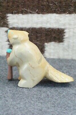 Beaver Zuni Fetish Carving - Enrike Leekya
