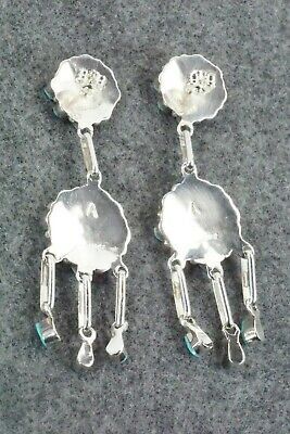 Turquoise & Sterling Silver Earrings - Arlo Kanteen